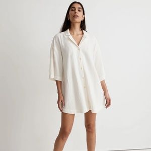 Madewell light spun coverup-mini dress